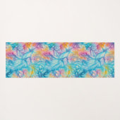 Frieden Liebe Tie-Dye Yogamatte (Rückseite (Horizontal))