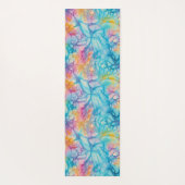 Frieden Liebe Tie-Dye Yogamatte (Rückseite)