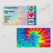 Frieden, Liebe, Trojaner Visitenkarte (Vorne/Hinten)