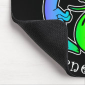 Frieden, Liebe u. Dackel-Hunde Mousepad (Ecke)