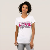Frieden, Liebe u. kleine Kuchen! T-Shirt (Vorne ganz)