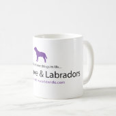 Frieden, Liebe u. Labradors Kaffeetasse (VorderseiteRechts)