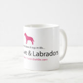 Frieden, Liebe u. Labradors Kaffeetasse (VorderseiteRechts)