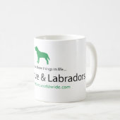 Frieden, Liebe u. Labradors Kaffeetasse (VorderseiteRechts)