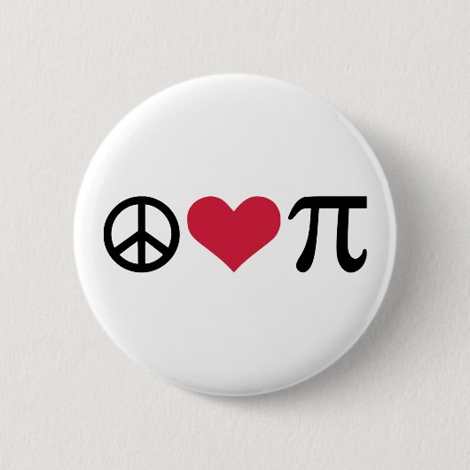 Frieden, Liebe u. PU Button (Vorderseite)