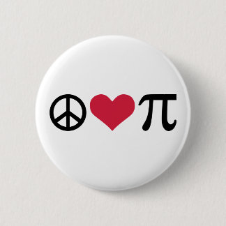 Frieden, Liebe u. PU Button