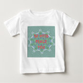 Frieden, Liebe und afrikanische Presse Baby T-shirt (Vorderseite)