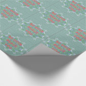 Frieden, Liebe und afrikanische Presse Geschenkpapier (Ecke)