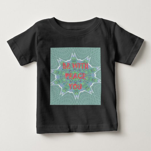 Frieden, Liebe und afrikanische Printmedien: Fried Baby T-shirt (Vorderseite)