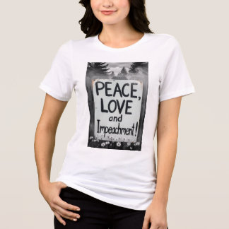 Frieden, Liebe und Amtsenthebung!  Tri-Blend Shirt