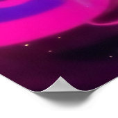 Frieden, Liebe und Blume Poster (Ecke)