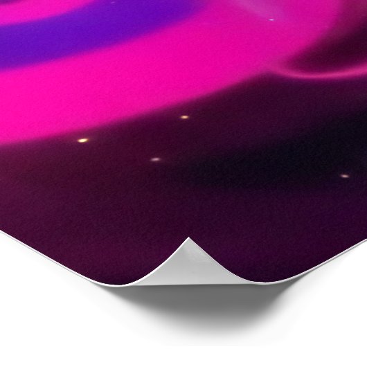 Frieden, Liebe und Blume Poster (Ecke)