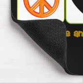 Frieden, Liebe und böse Hexen Mousepad (Ecke)