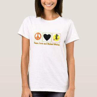 Frieden, Liebe und böse Hexen T-Shirt