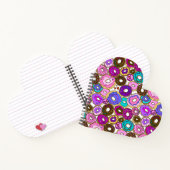 Frieden Liebe und Donuts Notizblock (Innenseite)