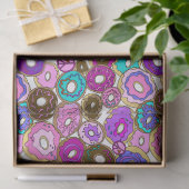 Frieden Liebe und Donuts Seidenpapier (Geschenk)