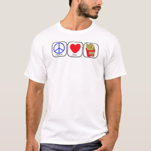 Frieden, Liebe und französische Freundschaften T-Shirt