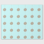 Frieden, Liebe und Freude Geschenkpapier (Flach)