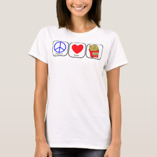 Frieden, Liebe und Frieden T-Shirt