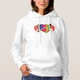 Frieden Liebe und Glück Hoodie