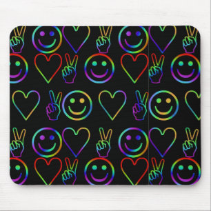 FRIEDEN , LIEBE  UND GLÜCK MOUSEPAD