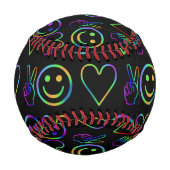 FRIEDEN, LIEBE UND GLÜCKLICH BASEBALL (Rückseite)