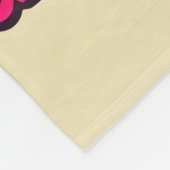 Frieden, Liebe und Groovitz Fleece Blanket (Ecke)
