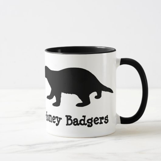 Frieden, Liebe und Honey Badgers Tasse (Rechts)