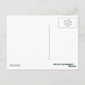 Frieden, Liebe und irisches Bier Postkarte (Rückseite)