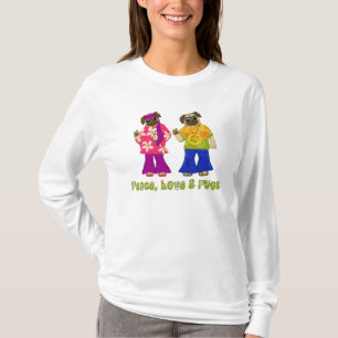 Frieden, Liebe und Möpsen T-Shirt