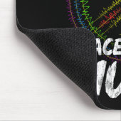 Frieden Liebe und Musik Frieden Mousepad (Ecke)