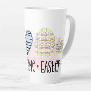 Frieden, Liebe und Ostern Milchtasse