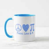 Frieden, Liebe und politische Blues Tasse (Links)