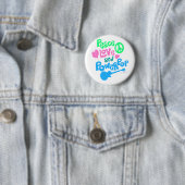 Frieden, Liebe und Powerpop Button (Beispiel)