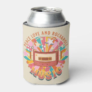 Frieden Liebe und Rock & Roll Dosenkühler