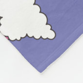 Frieden, Liebe und Sesamstraße Fleecedecke (Ecke)