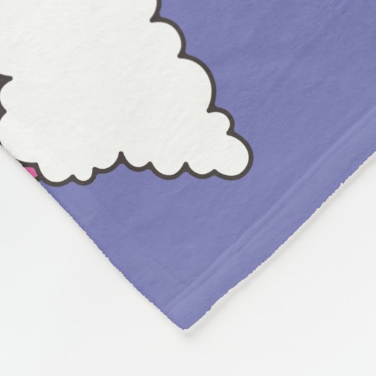 Frieden, Liebe und Sesamstraße Fleecedecke (Ecke)