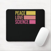 Frieden Liebe und Wissenschaft! Aufkleber3 Mousepad (Mit Mouse)