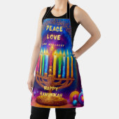 Frieden, Liebe und Wunder - Hanukkah Schürze (InSitu)