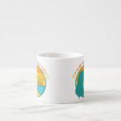 Frieden & Liebe Vibes Espressotasse (Vorderseite)