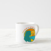 Frieden & Liebe Vibes Espressotasse (Vorderseite Rechts)