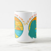 Frieden & Liebe Vibes Kaffeetasse (Mittel)