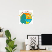 Frieden & Liebe Vibes Poster (Heimbüro)