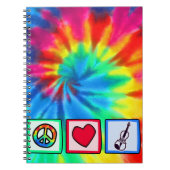 Frieden, Liebe, Violinen Notizblock (Vorderseite)