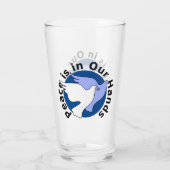 FRIEDEN LIEGT IN UNSERER HAND GLAS (Rückseite)