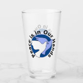 FRIEDEN LIEGT IN UNSERER HAND GLAS (Vorderseite)