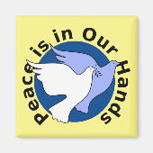 FRIEDEN LIEGT IN UNSERER HAND MAGNET (Vorne)