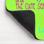 Frieden. Luv. Jonas-Mausunterlage Mousepad (Ecke)