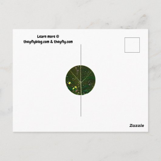 Frieden machen postkarte (Rückseite)