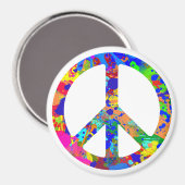 Frieden Magnet (Vorderseite/Rückseite)